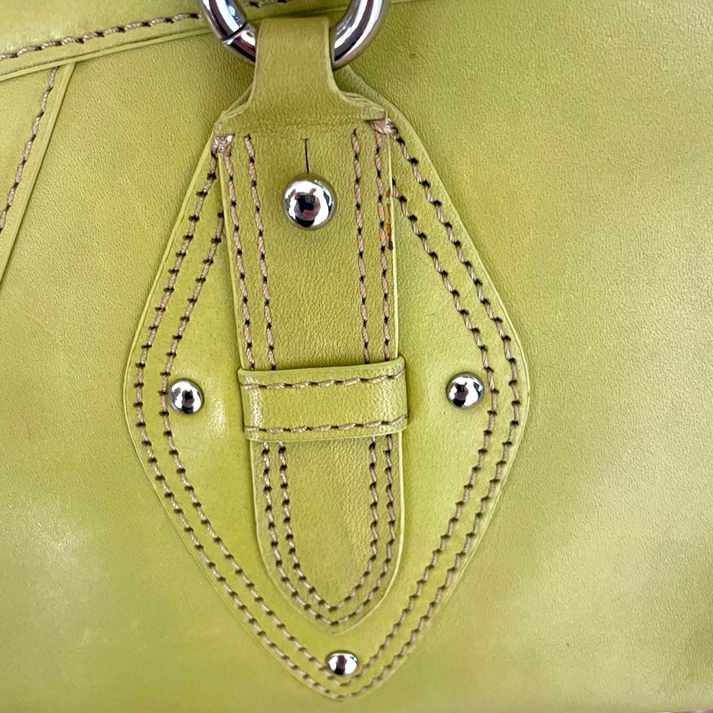 Cole Haan Trinity rare beautiful lime handbag - Picture 2 of 8